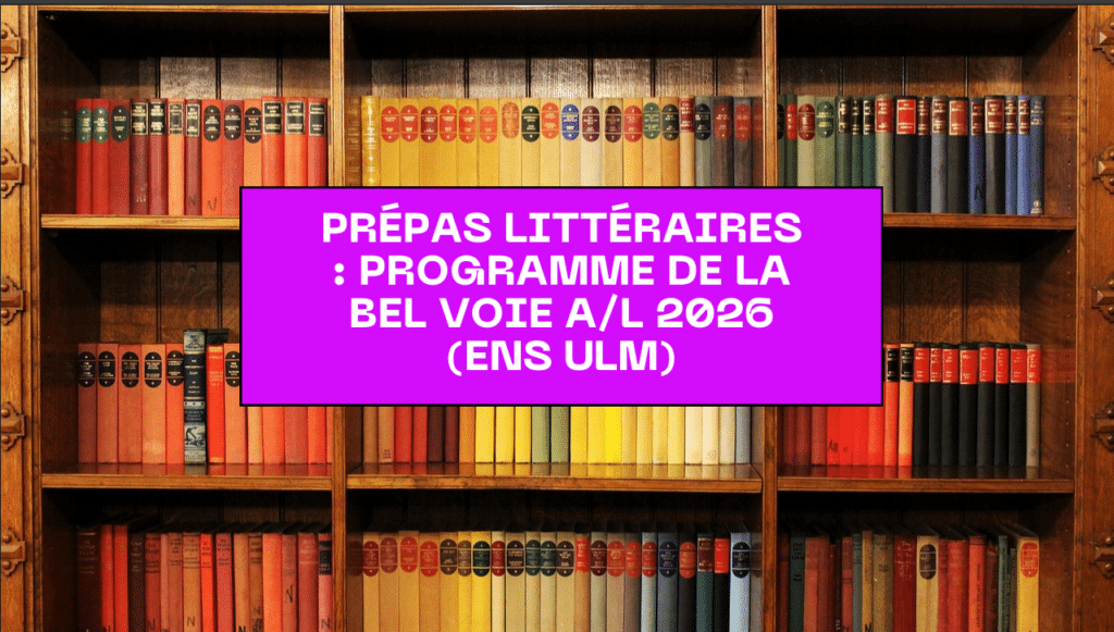 Image article programme ENS Ulm 2026